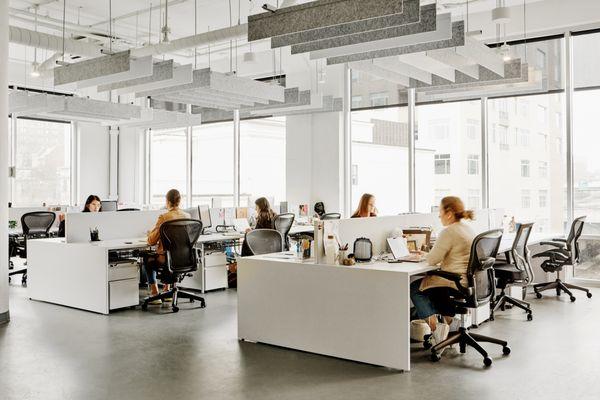 View of desks in Cincinnati office