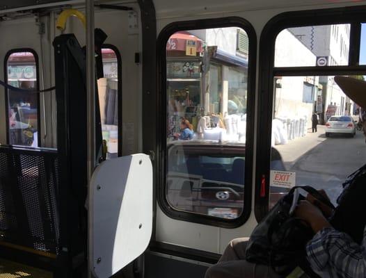 On the bus with Don :-(