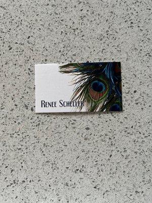 Here is her business card!