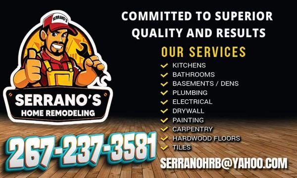 Serrano's Home Remodeling