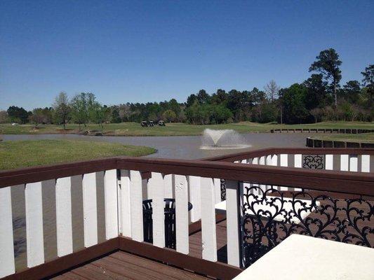 Outside very pretty view of the Golf Course