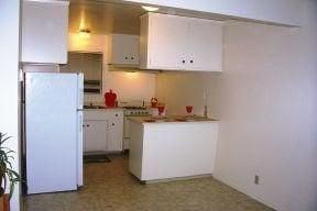 Clean, updated kitchens with gas stove