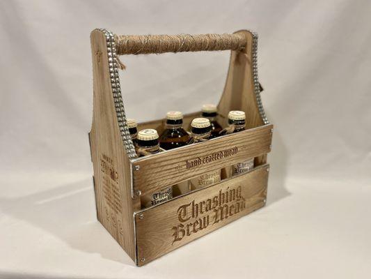 Mead crate engraving.