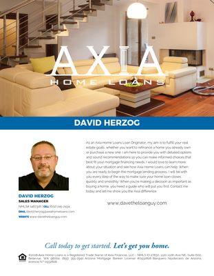 David Herzog - Axia Home Loans