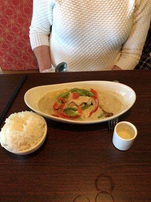 green curry with eggplant delicious