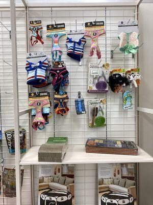 Love looking a dog harnesses in department stores