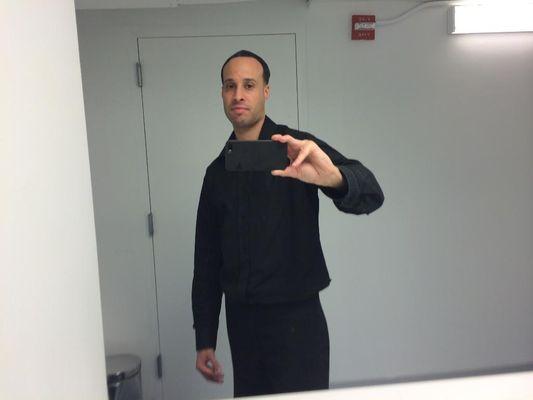 Friend in his new apartment.