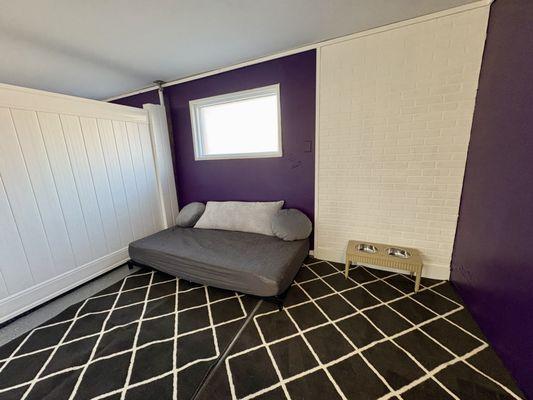 Luxury boarding suites.