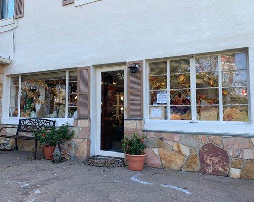 Store Front - We are located in the front of the Newton Jones Insurance Building