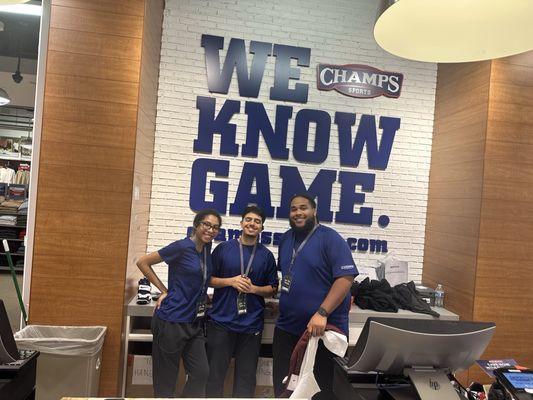 The employees was very nice. I asked for a picture.