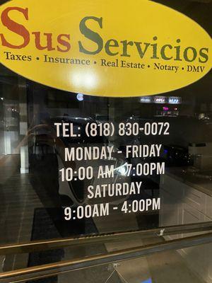 Sus Servicios