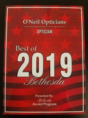 Best of Bethesda 2019 award