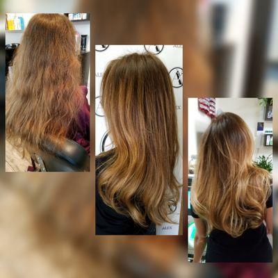 Balayage painting Soft look by Alex