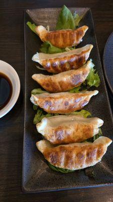Chicken pot stickers - pan fried $10