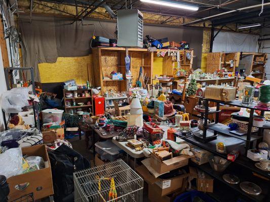 $1.00 an item very back room