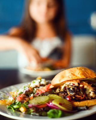 The Peoples Burger with 420 Fries