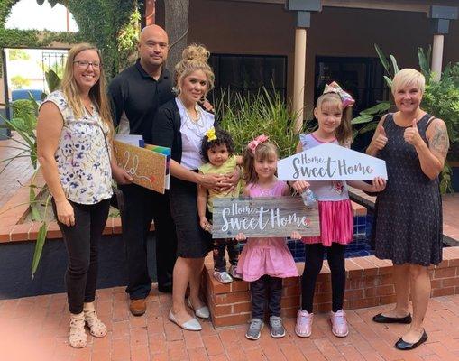 A family with a new home!!