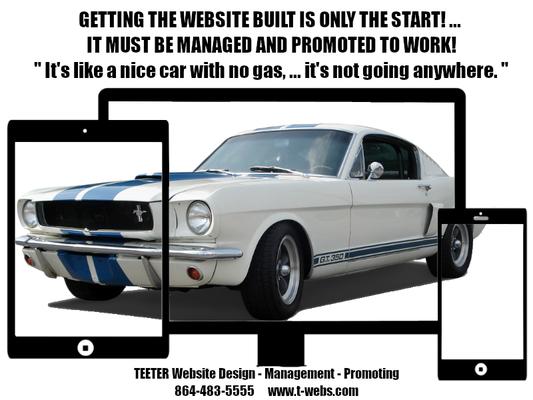 Teeter Website Design