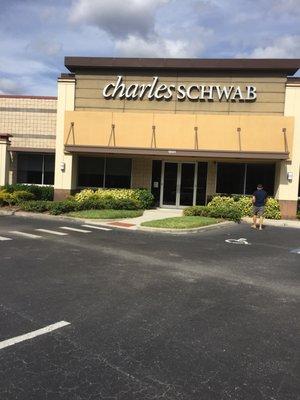 View from the parking lot