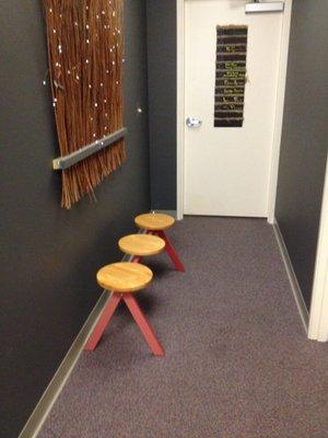 Or you can have a seat outside my office door.