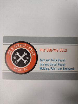 Joe's Service Center