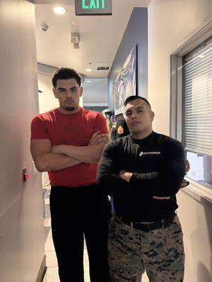 Recruiter Staff Sergeant ANCHETA and one of his applicants