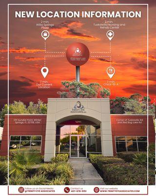 Here's some information about our new location. We can't wait to welcome you all to our new home!