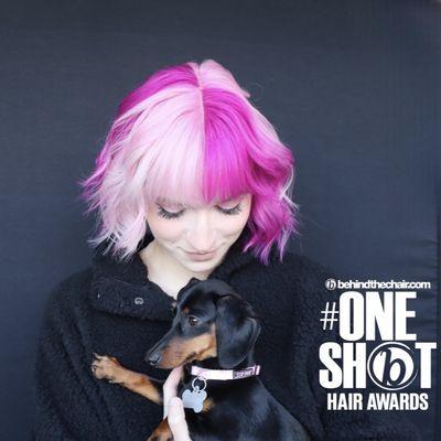 Fashion split hair color