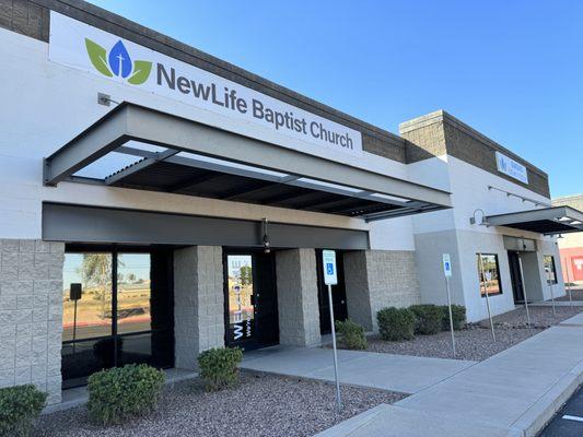 Outside of our location