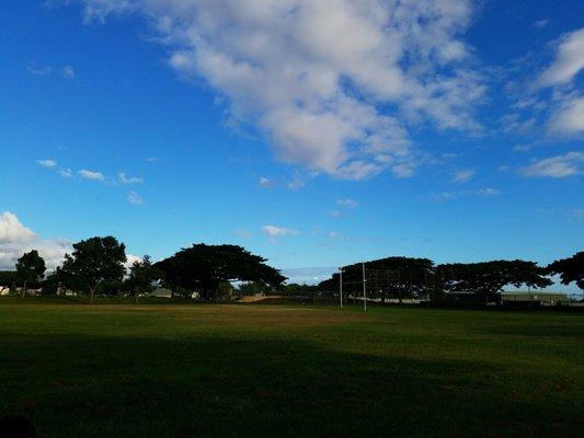 Skatepark in the horizon