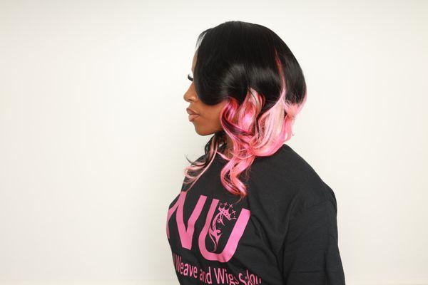 we customize wigs . and specialize in all natural hair care needs . $45 Silk Press