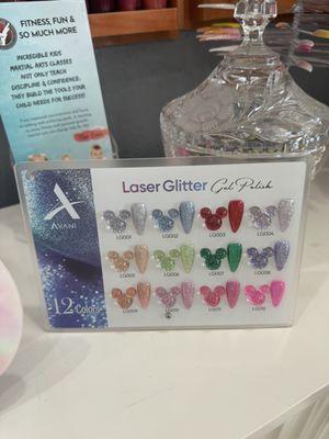 Also Laser Glitter will get you too