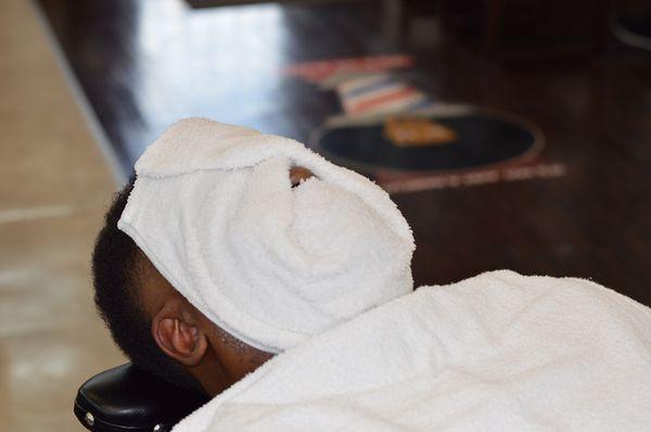 Hot towel razor shaves