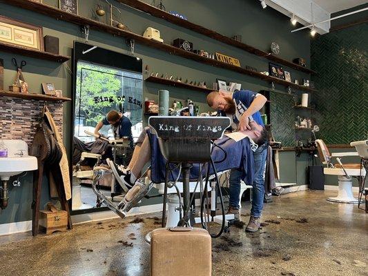 Eric with that unique experience!