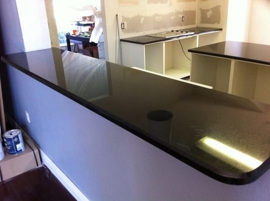 Absolute Black Granite Countertop Bar