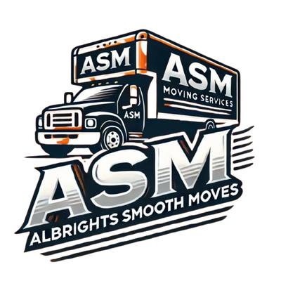The ASM Moving LLC logo features a modern, powerful moving truck design, emphasizing reliability and robust service...