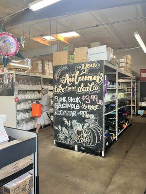 Aisles and aisles of beauty products