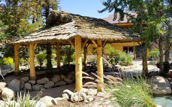 Custom Tahitian Palm Tiki Hut
http://www.palapastructures.com/palapas/tahititikihut.htm