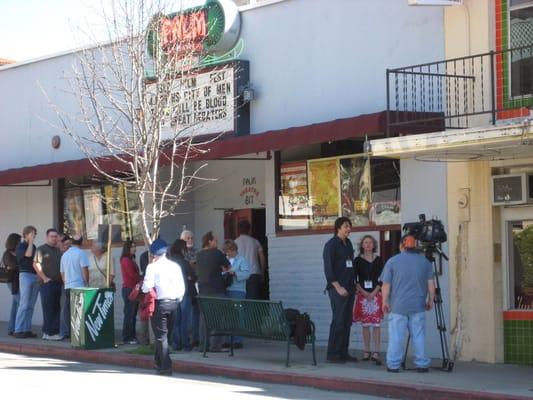 solar powered movie theatre