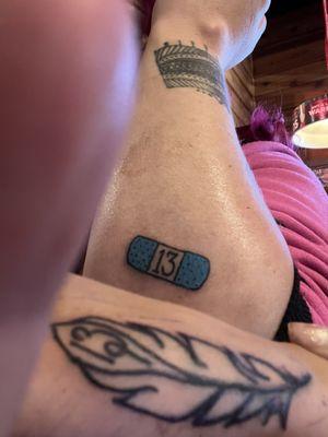 2of the 3 tattoos we got done.