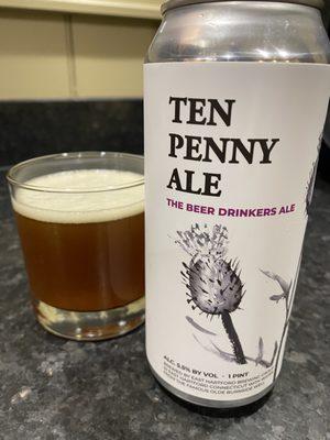 Between a pale ale and a bitter--love it!