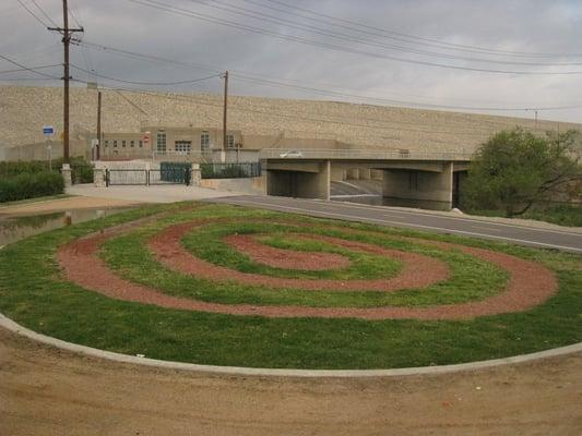 Labyrinth in the grass
