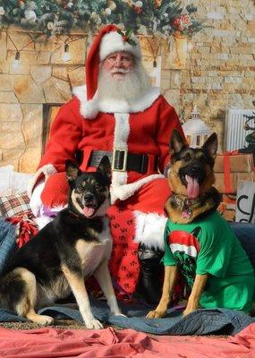 Christmas photos with Santa