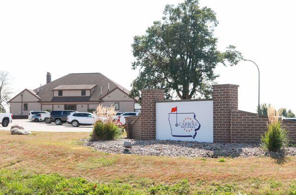 Mac&Rita's is open to the public and located in the clubhouse of Carroll National Golf Club.