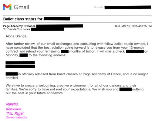 Page Academy of Dance