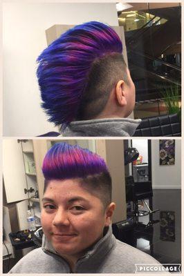 Hombre Color Faux Hawk