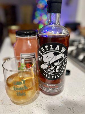 Outlaw Bourbon & AZ Lemonade makes the best Old-fashioned...So I've been told