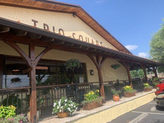 Front Porch of Trio Square