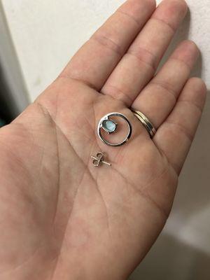 $60 pair of Earrings broken the same day purchased