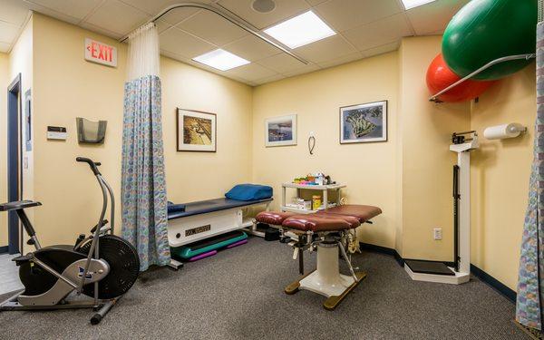 Part of our PT/Rehab area